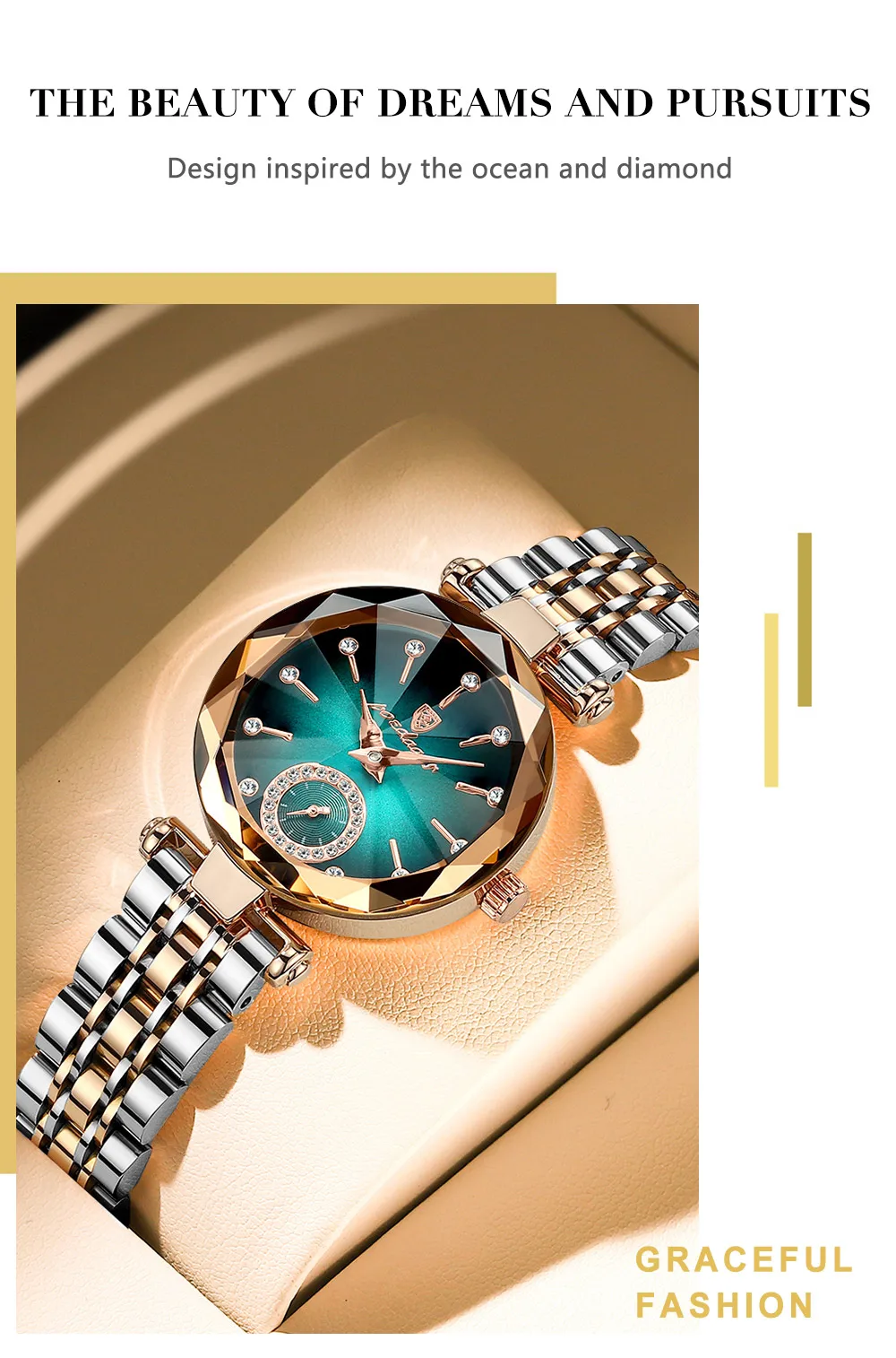 POEDAGAR 719 Analog Quartz Watch information.