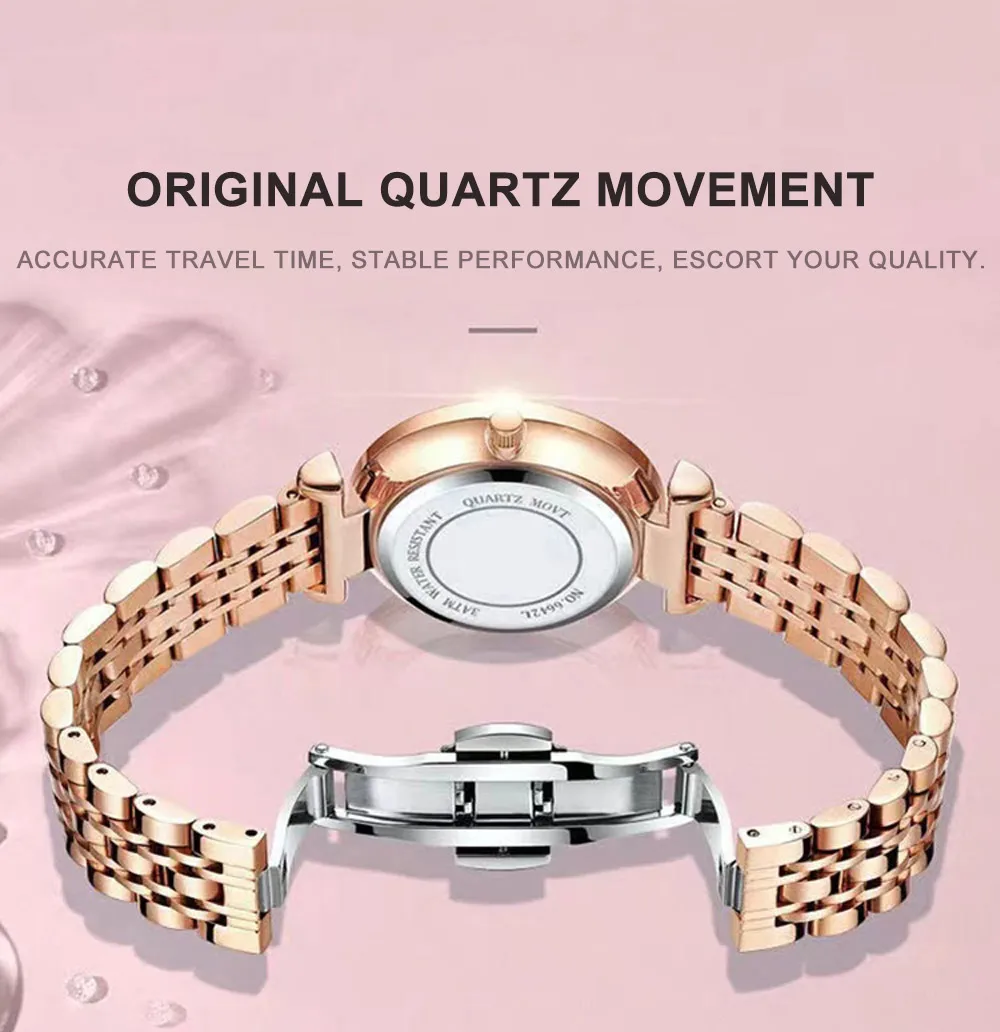 POEDAGAR 719 Analog Quartz Watch information.