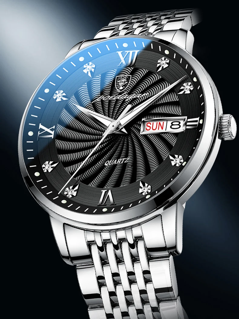 POEDAGAR 827 Analog Quartz Watch information.