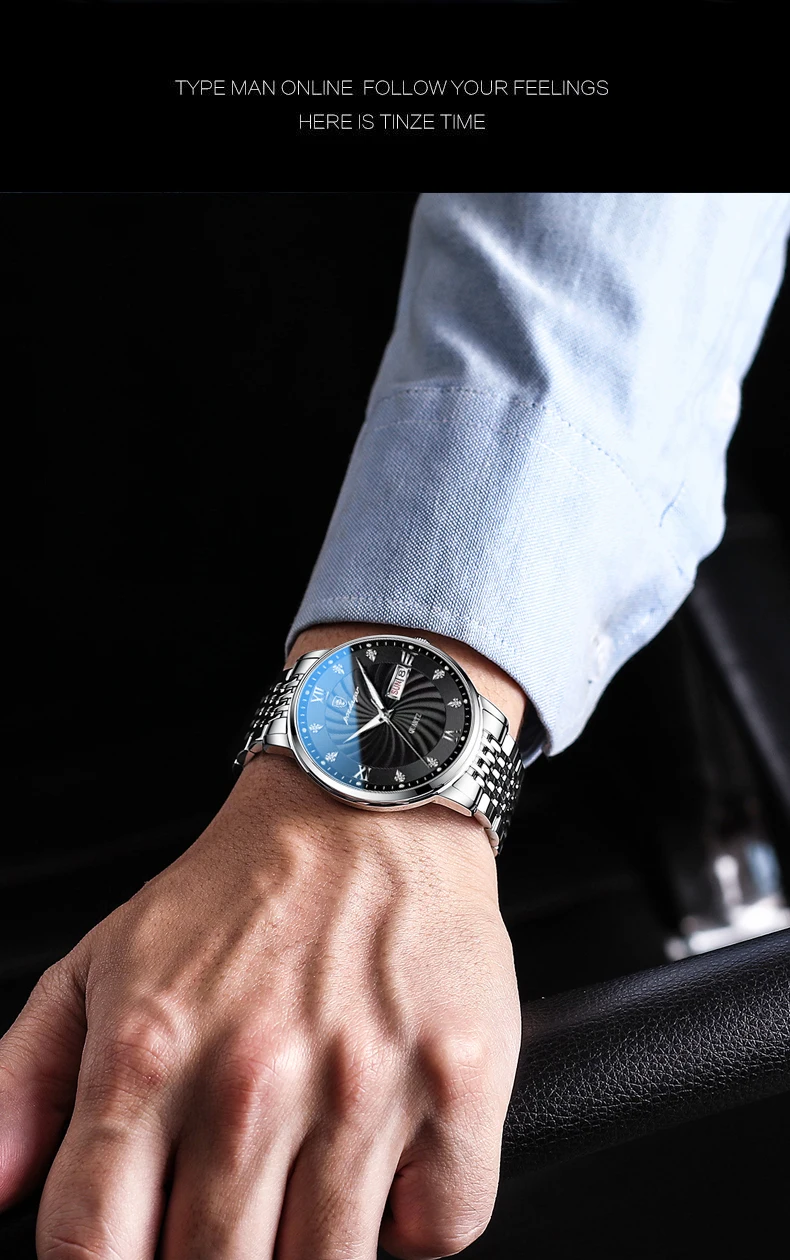 POEDAGAR 827 Analog Quartz Watch information.