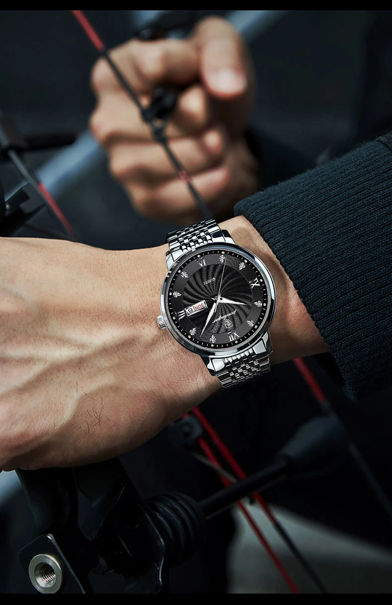 POEDAGAR 827 Analog Quartz Watch information.