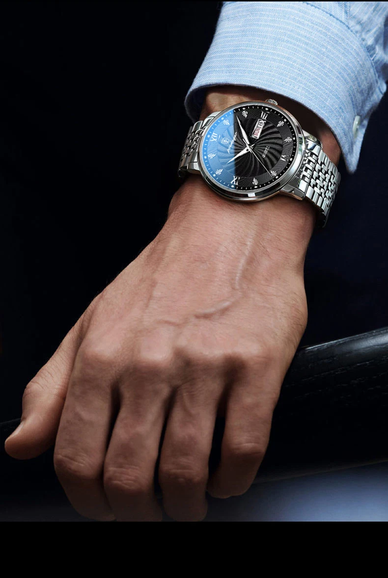 POEDAGAR 827 Analog Quartz Watch information.