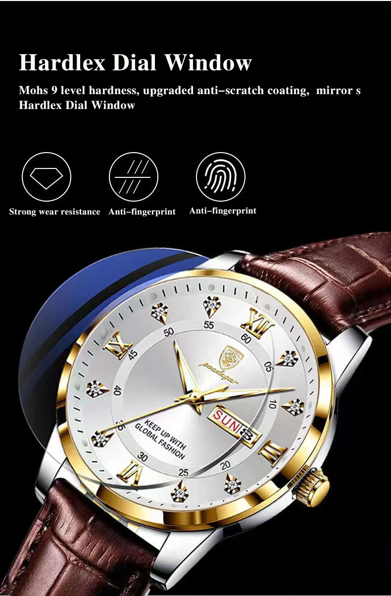 POEDAGAR 836L Analog Quartz Watch information.
