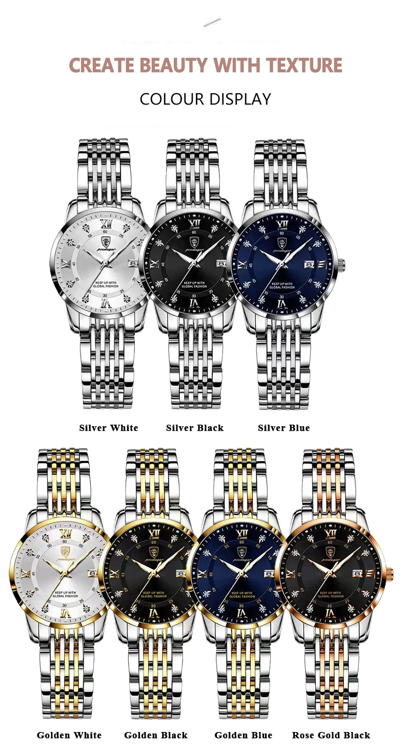 POEDAGAR 268 Quartz Analog Watch information.