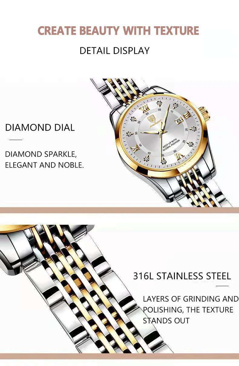 POEDAGAR 268 Quartz Analog Watch information.