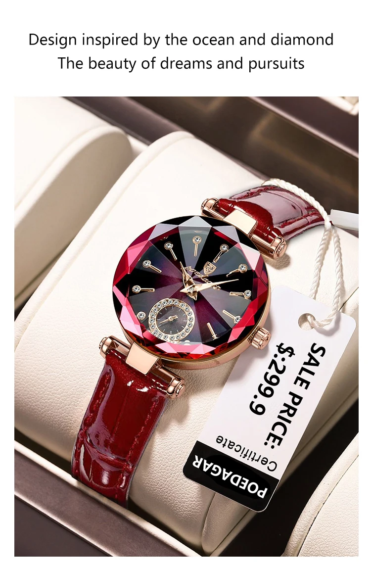POEDAGAR 719L Quartz Analog Watch information.