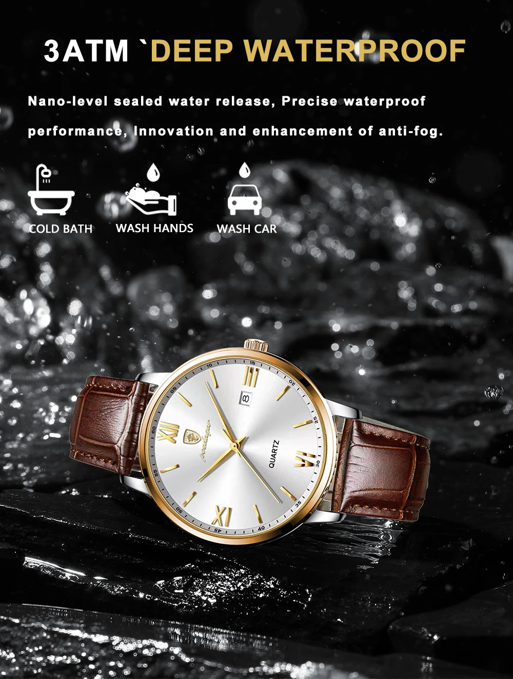 POEDAGAR 826L Quartz Analog Watch information.