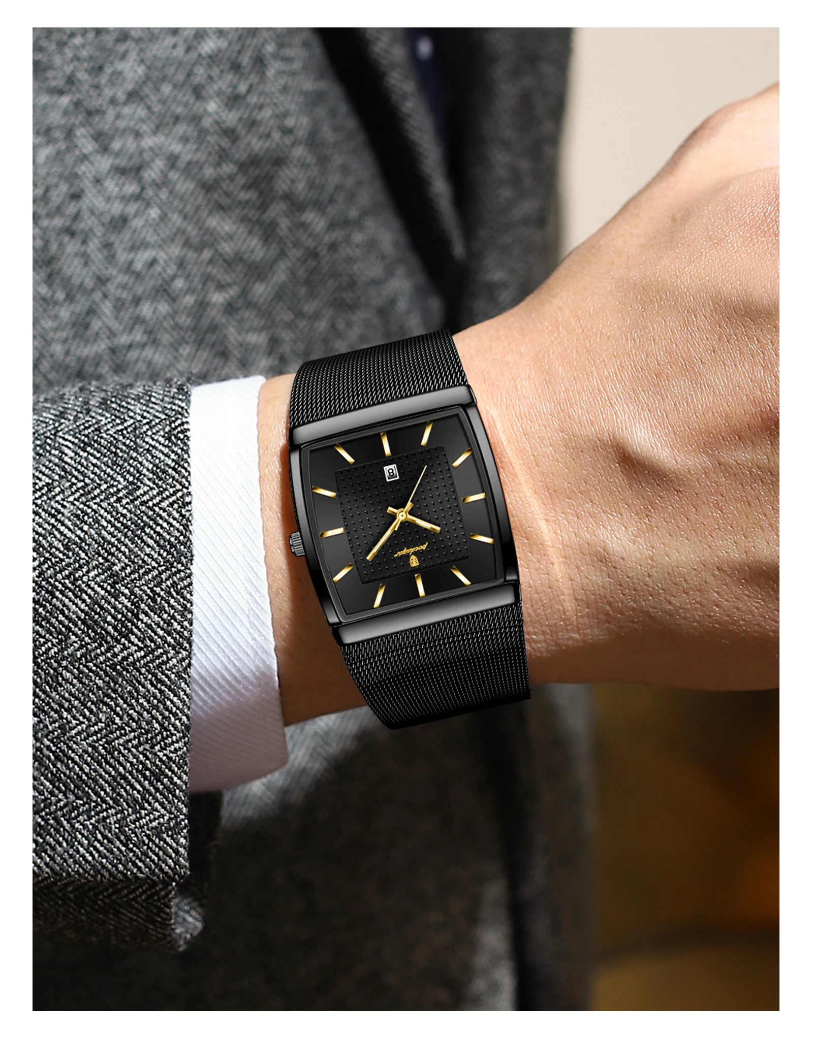 POEDAGAR 885 Quartz Analog Watch information.