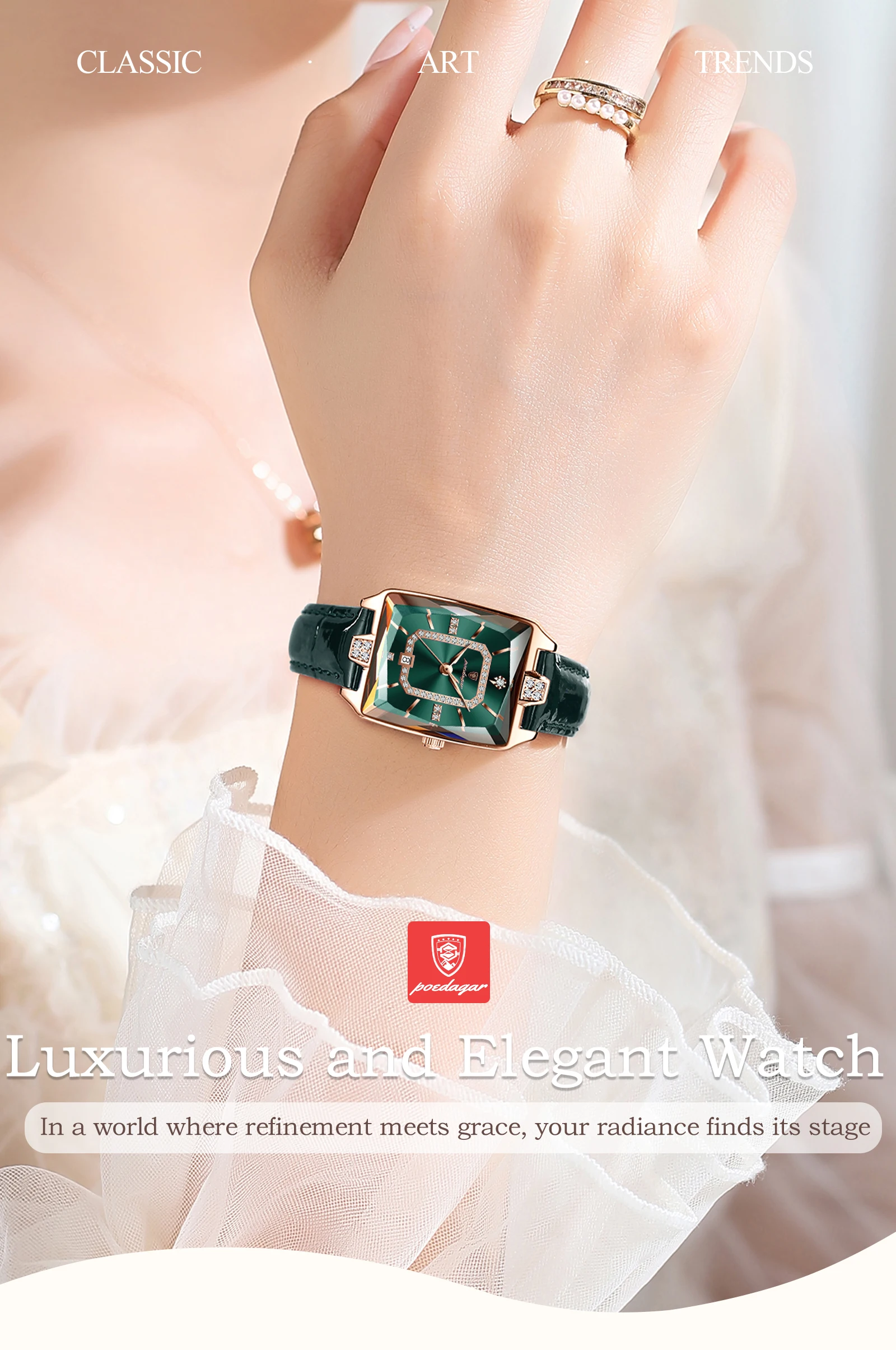 POEDAGAR 785L Quartz Analog Watch information.