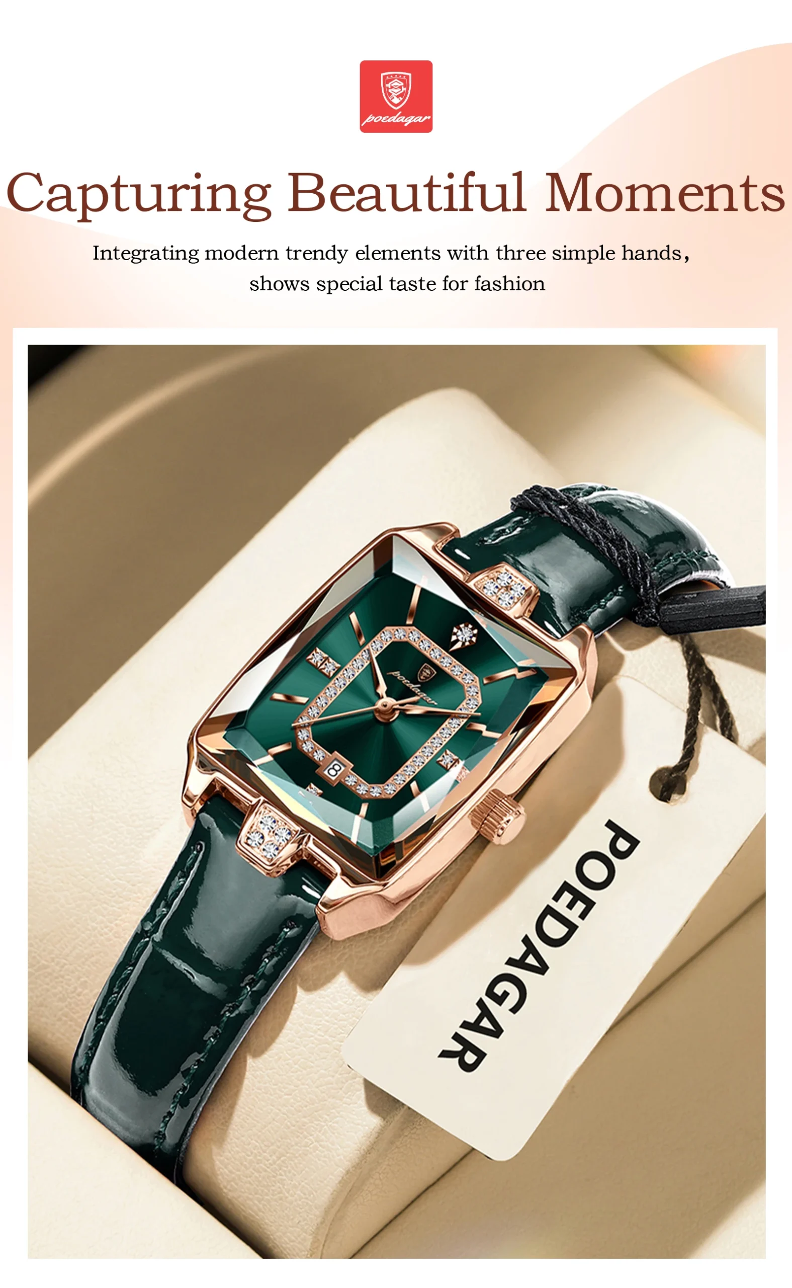 POEDAGAR 785L Quartz Analog Watch information.