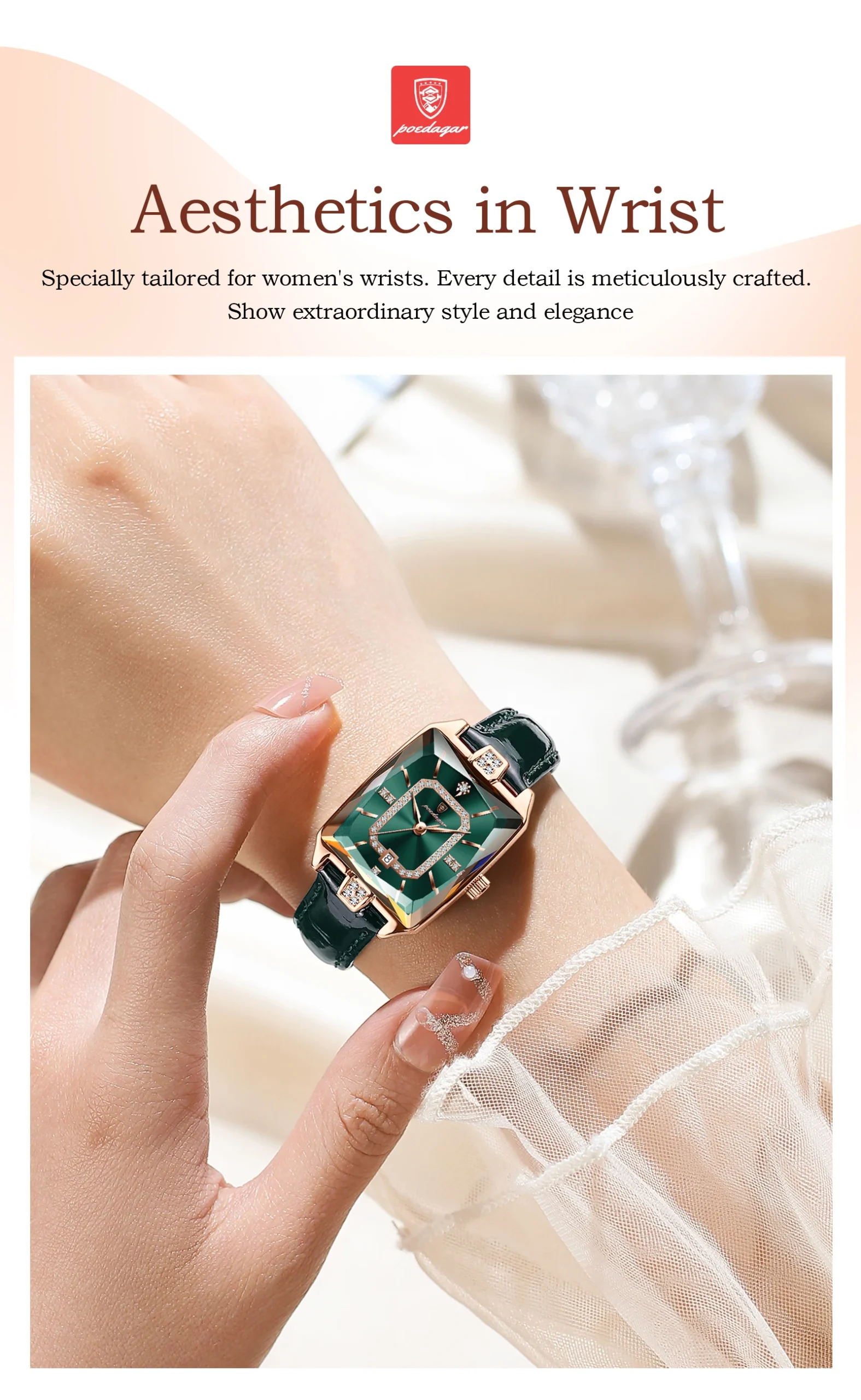 POEDAGAR 785L Quartz Analog Watch information.