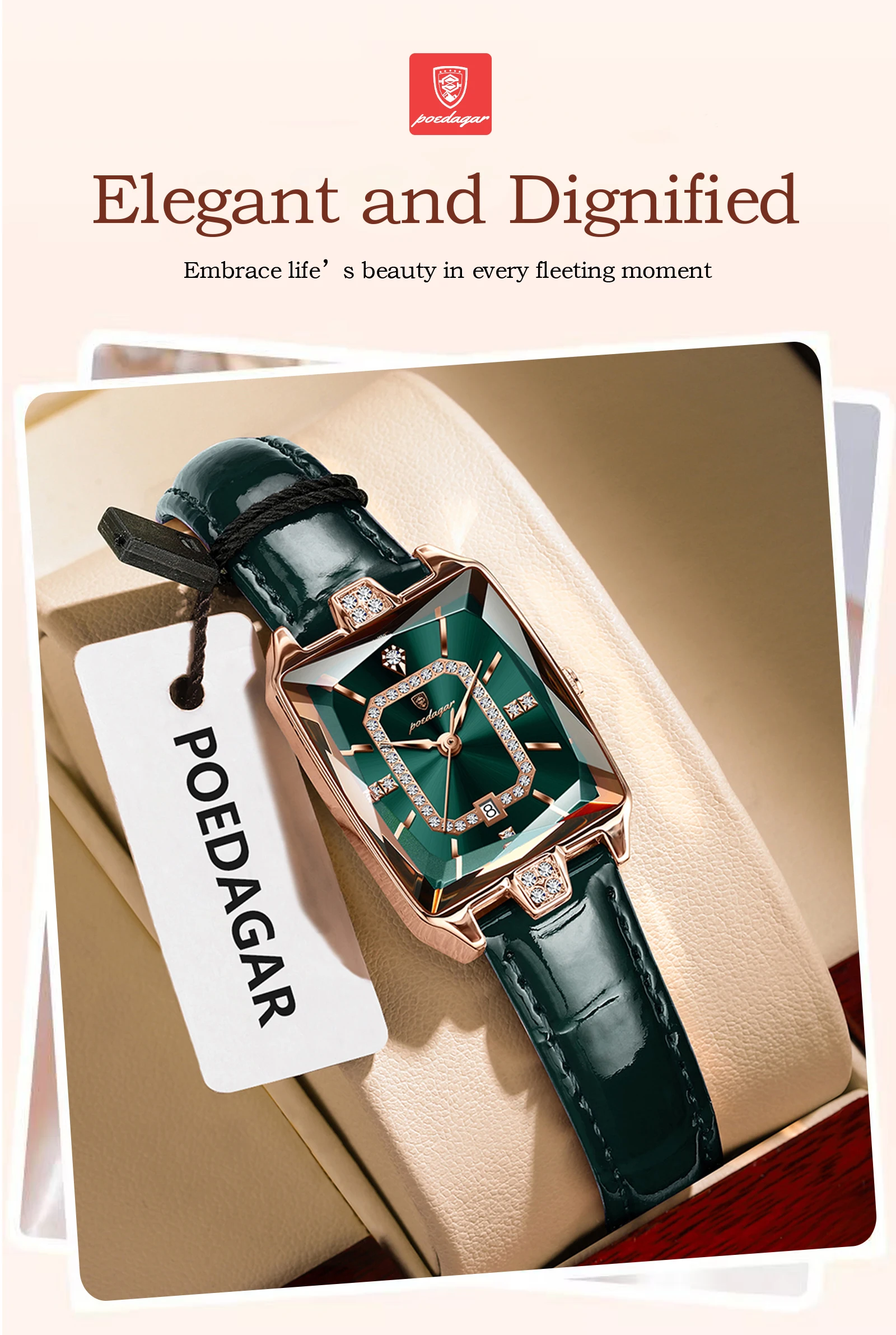 POEDAGAR 785L Quartz Analog Watch information.