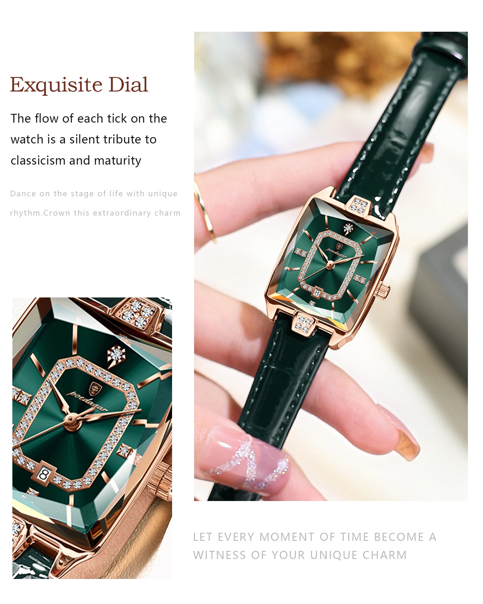 POEDAGAR 785L Quartz Analog Watch information.