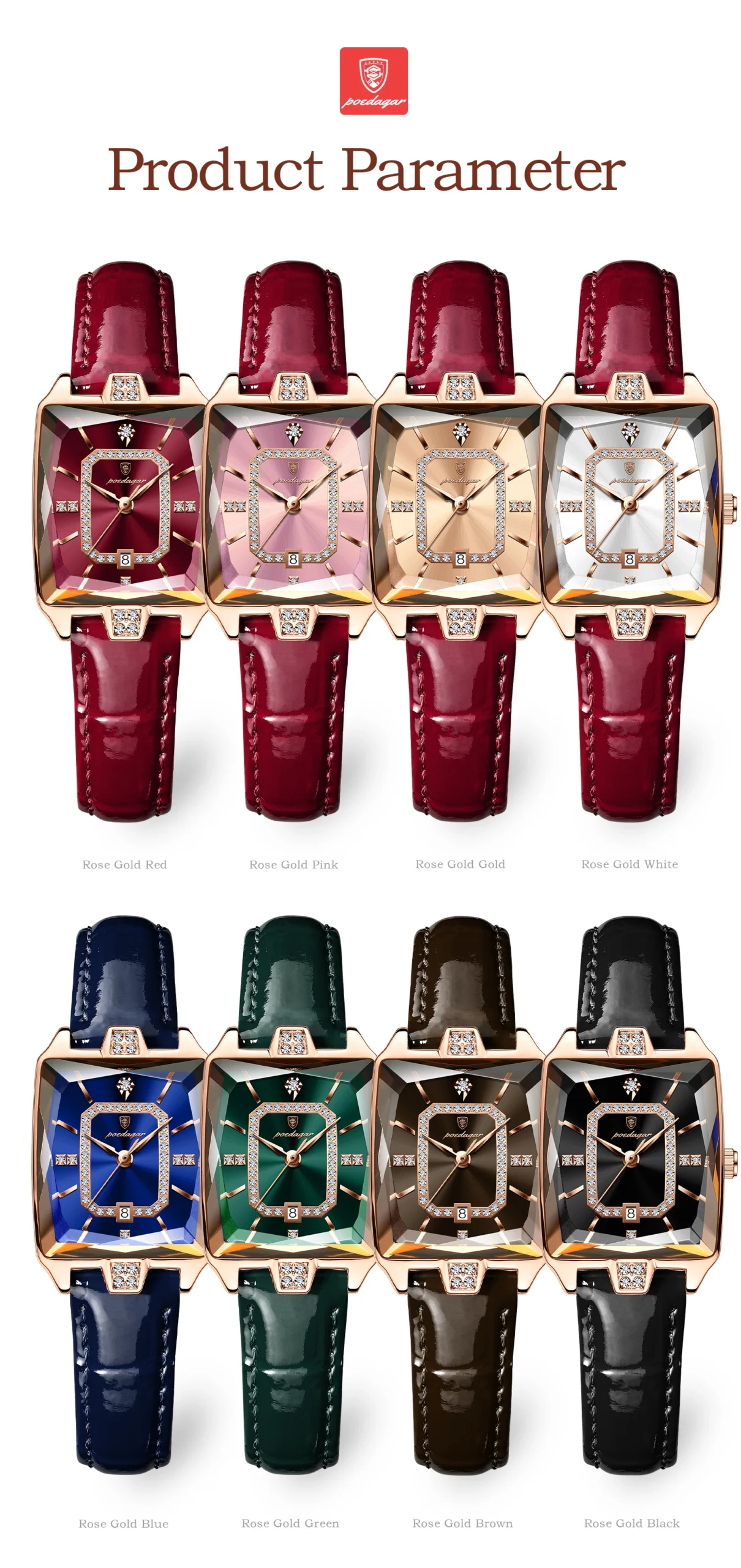 POEDAGAR 785L Quartz Analog Watch information.